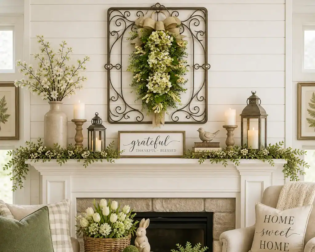 Hydrangea Wreath Swag